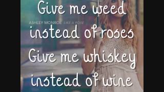 Ashley Monroe - Weed Instead Of Roses [Lyrics On Screen]