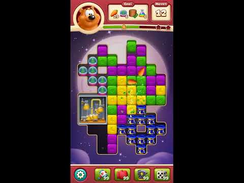 Toon Blast Level 6544 - NO BOOSTERS 🐻🐺🐱 | SKILLGAMING ✔️