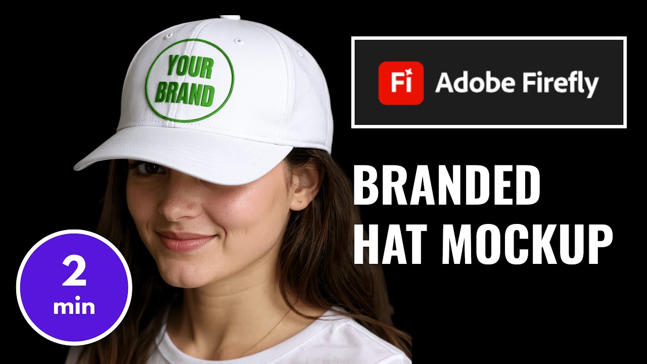 Easy AI Branded Hat Mockup in Firefly Boards (2 Minutes)