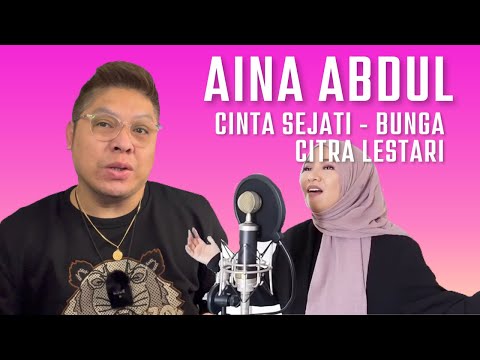 FIL-BRIT REACTS TO AINA ABDUL - CINTA SEJATI - BUNGA CITRA LESTARI