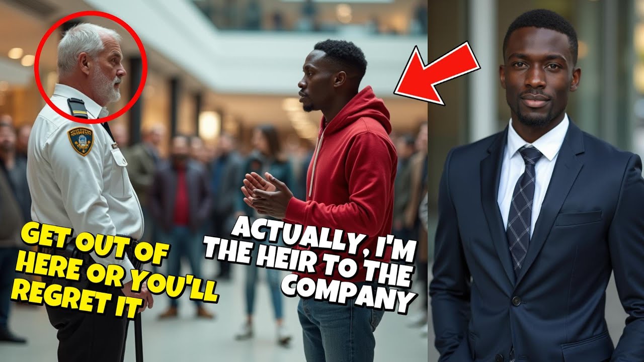 White Security Guard Throws Out Black Man At Mall Not Knowing He's Heir To Mall Owner Company...
