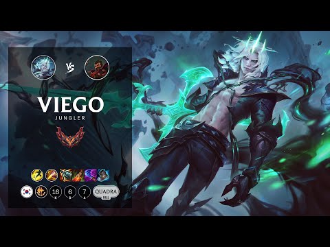 Viego Jungle vs Graves - KR Grandmaster Patch 12.8