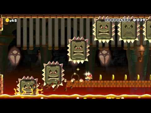 Thwomp's Dungeon Run by chap ~ SUPER MARIO MAKER ~ NO COMMENTARY 1AS
