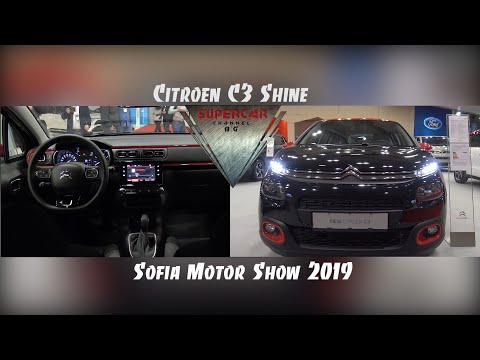 2020 New Citroen C3 Shine PureTech Interior and Exterior Walkaround at Sofia Motor Show 2019