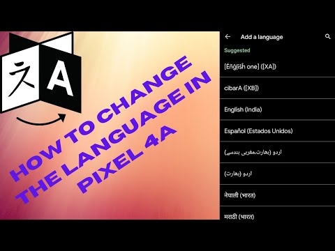 How to Change Language in Google Pixel 4a 5G