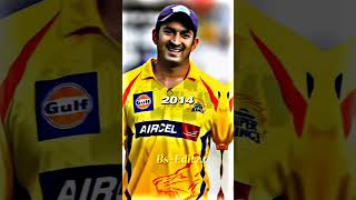 Csk Jersey Evolution From (2022 To 2008) 🔥#shorts