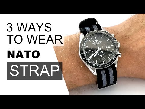 3 Ways to Wear a Nato Strap on Omega Speedmaster Moon Watch Homage Watch PD1701 by Pagani Design