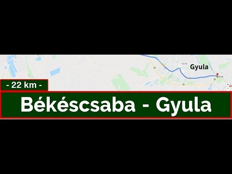 44-es főút || Békéscsaba to Gyula on Main Road 44 - Oct. 24, 2019