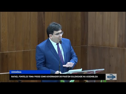 Rafael Fonteles toma posse como Governador do Piauí em solenidade na Assembleia 02 01 2023