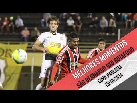 MELHORES MOMENTOS - São Bernardo 0x0 Botafogo - Copa Paulista - 15/10/14