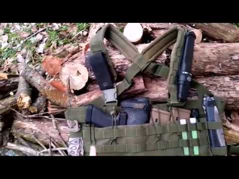 Low Threat Fast Action Recon & Survival Chest Rig - Survival Kits & Systems