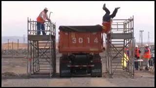 Worker Falls Off Scaffolding