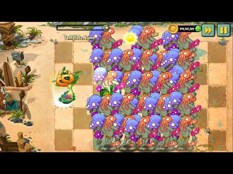 1 Plant vs 100 Zombie | Turkey-pult vs 100 Octo Zombie | #Shorts