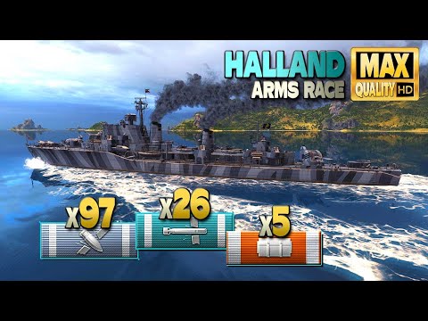 Halland: Behind enemy lines in Arms Race - World of Warships