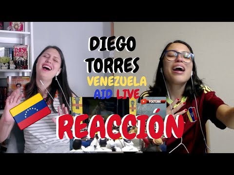 Diego Torres Venezuela Aid Live Color Esperanza - Reacción