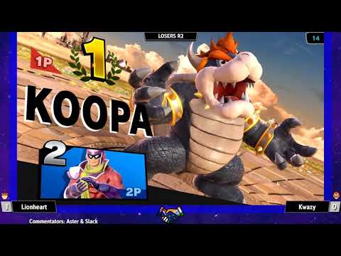 Lionheart (Bowser) vs Kwazy (Captain Falcon) - VS x Smash India