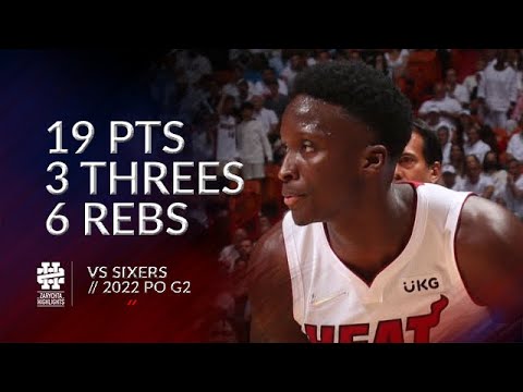 Victor Oladipo 19 pts 3 threes 6 rebs vs Sixers 2022 PO G2