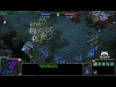 Destiny's Neural Parasites against Fayth - Starcraft 2 Ladder