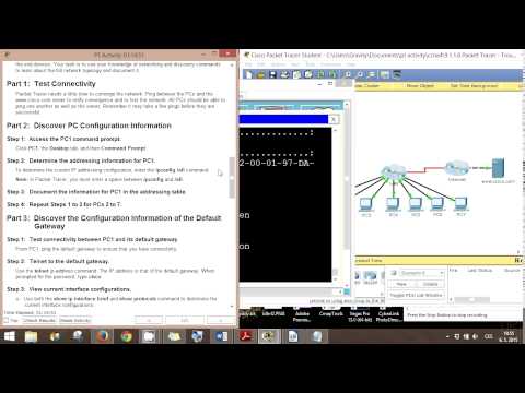 CCNA 4 Packet Tracer Activity 9.1.1.8 solution