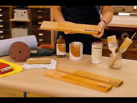 Livos Kunos Arbeitsplattenöl 243 - Küchenarbeitsplatten aus Holz ölen - Anleitung