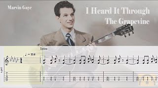 I Heard It Through The Grapevine - Marvin Gaye | Guitar Tab