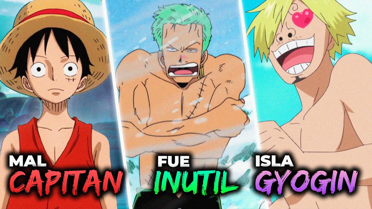 El PEOR ARCO de CADA MUGIWARA en ONE PIECE