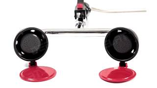 Brass Desk Mounted Double Eye Washer