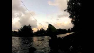 preview picture of video 'Fishing in Bjerkreimselva'