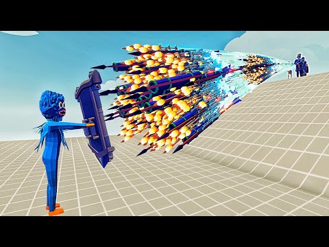 HUGGY WUGGY MIRROR SHIELD vs EVERY GOD - Totally Accurate Battle Simulator TABS