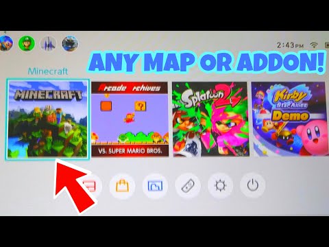 HOW TO PLAY CUSTOM MAPS AND ADDONS ON MINECRAFT FOR NINTENDO SWITCH (TUTORIAL)