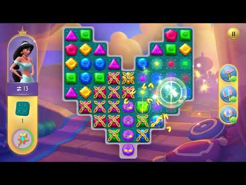 Disney Princess Majestic Quest Level 207 NO BOOSTERS - A S GAMING ✔