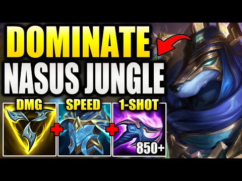 How to DOMINATE the Jungle With NASUS – Broken Build & Pathing!