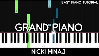 Nicki Minaj - Grand Piano (Easy Piano Tutorial)