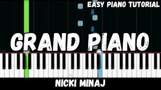 Nicki Minaj - Grand Piano (Easy Piano Tutorial)