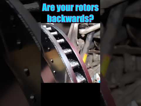 The RIGHT WAY to mount slotted brake rotors #shorts #endlessmoneypits