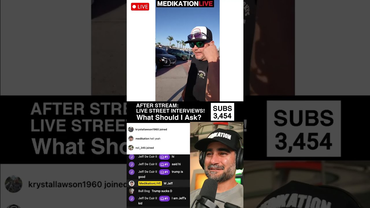Reviewing My Street Interviews – October 4, 2025 – Evening LIVE