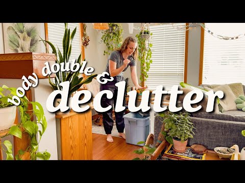 Declutter with Me 🌷🧹 (crafting corner, cozy music, timer)