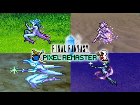 FF Pixel Remaster Collection - All Summons [4K]