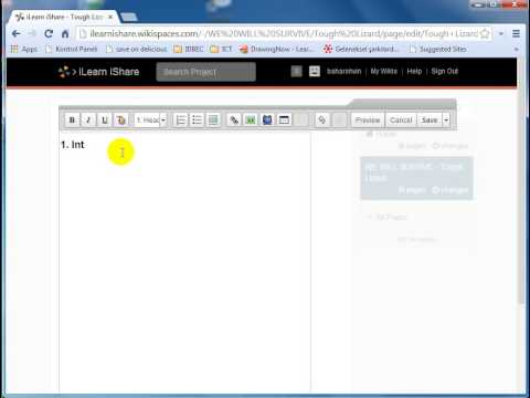 wikispaces how to add page to your project