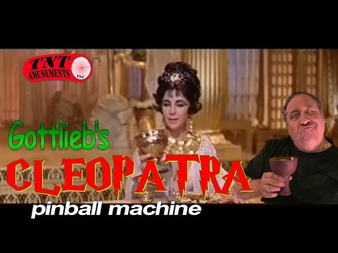 #824 Gottlieb CLEOPATRA Pinball Machine upgraded with Electronic Sound! TNT Amusements