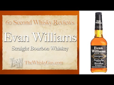 Evan Williams Straight Bourbon Whiskey - 60 Second Whisky Review #049