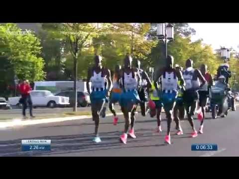Dennis Kimetto Berlin marathon 2014, 2h02'57 new WR