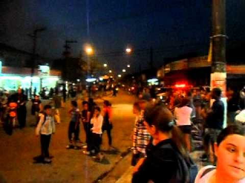 protesto tropa de choque vs moradores jd santo andre