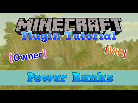 Minecraft | Power Ranks | Plugin Tutorial