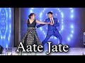 Aate Jate Haste Gaate dance performance || best couple dance || maine pyar kiya || wedding dance