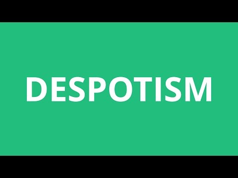 How To Pronounce Despotism - Pronunciation Academy