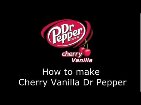 How to Make Cherry Vanilla Dr Pepper at Home