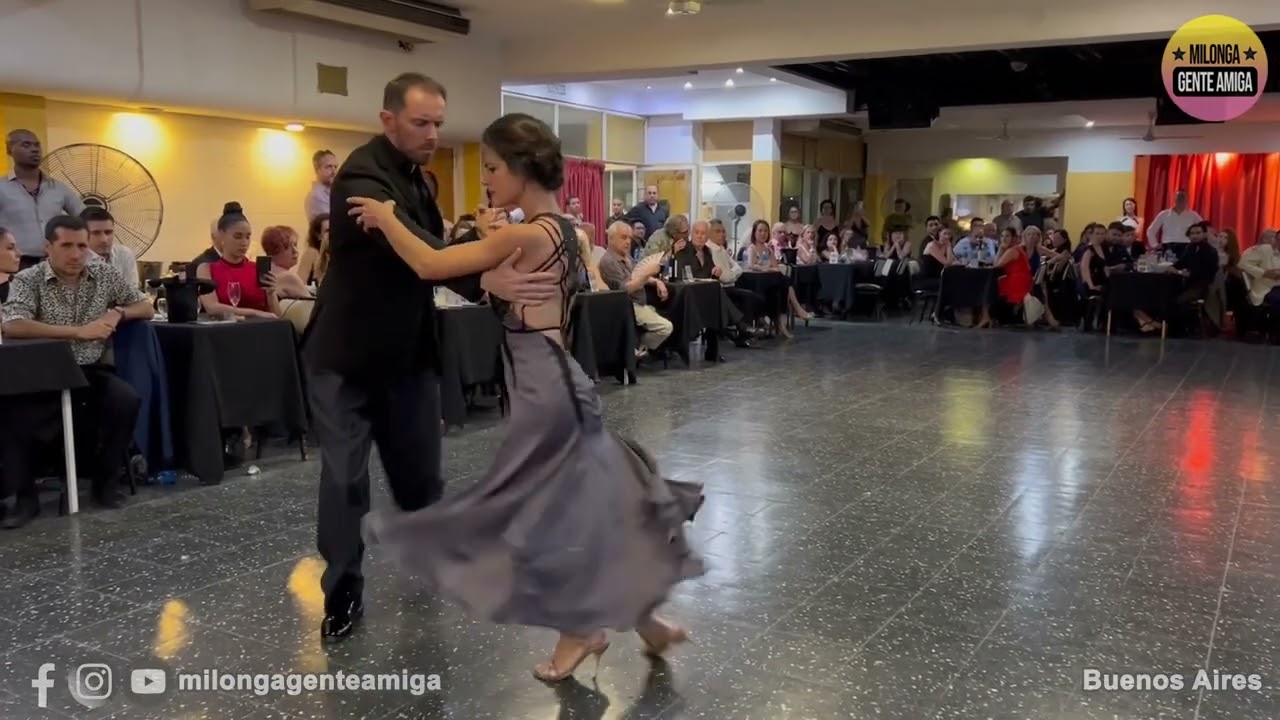 Camila Ameglio y René-Marie Meignan  - Milonga Gente Amiga - 29/ENE/2023 (1/2)