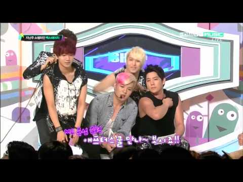 120724 MBC Music Show Champion Super Junior - Back Stage