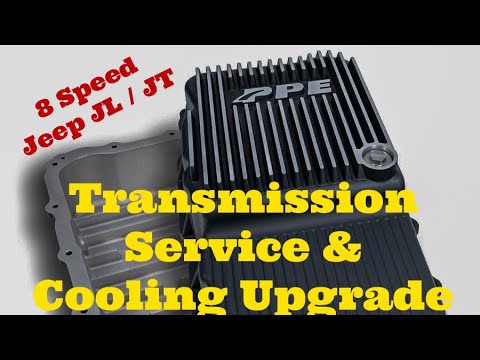 8 Speed Jeep Gladiator JT / Wrangler JL Transmission Fluid Service & Pan Upgrade